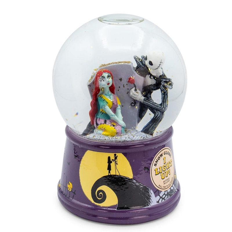 Disney Inflatable Nightmare Before Christmas Jack and Sally buy Yard Snow Glob